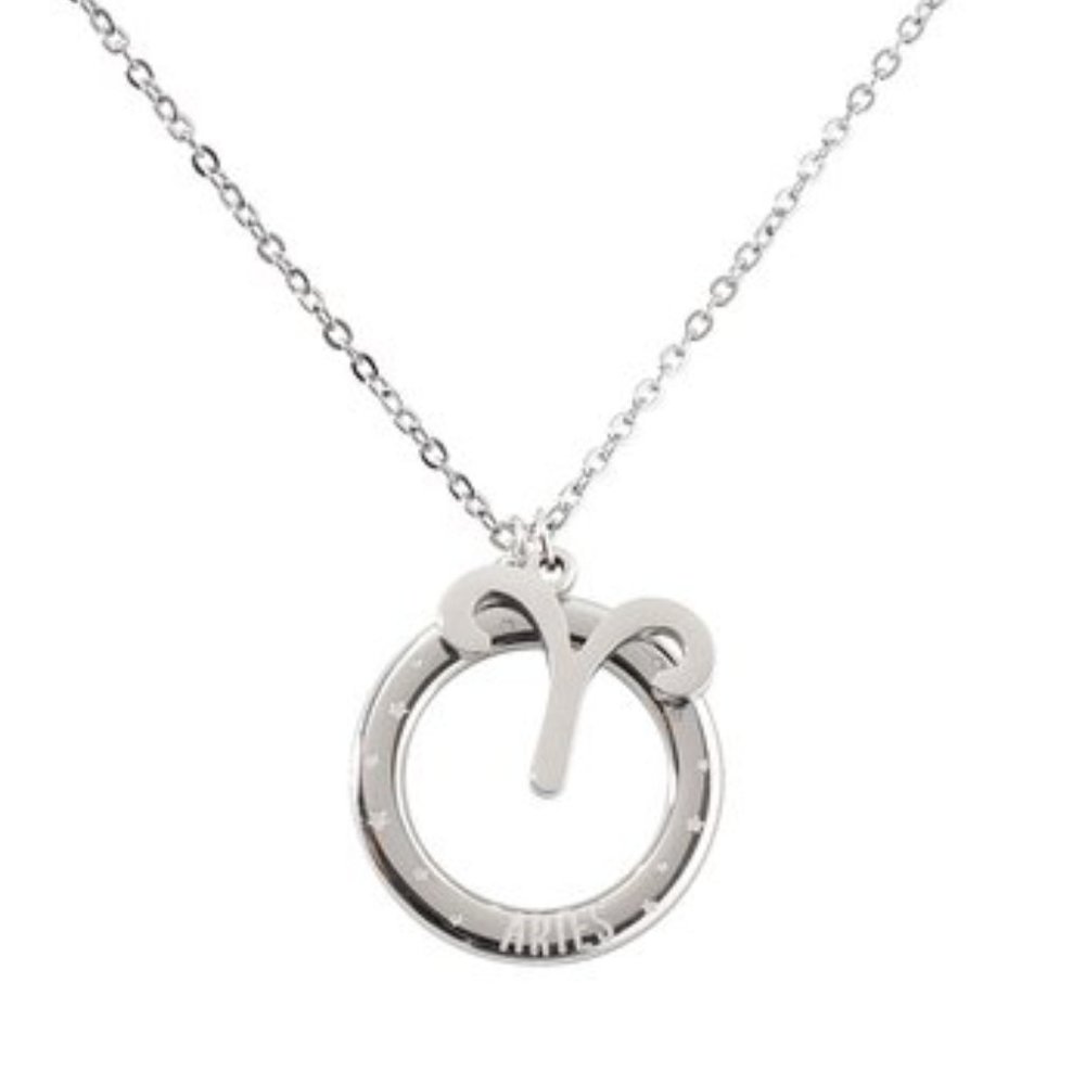 NWT Quotes by Izzy and Oliver Stainless Steel Aries Pendant Necklace